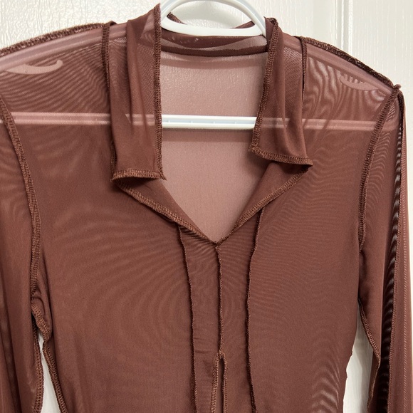 Mesh Sheer Top - Picture 3 of 4